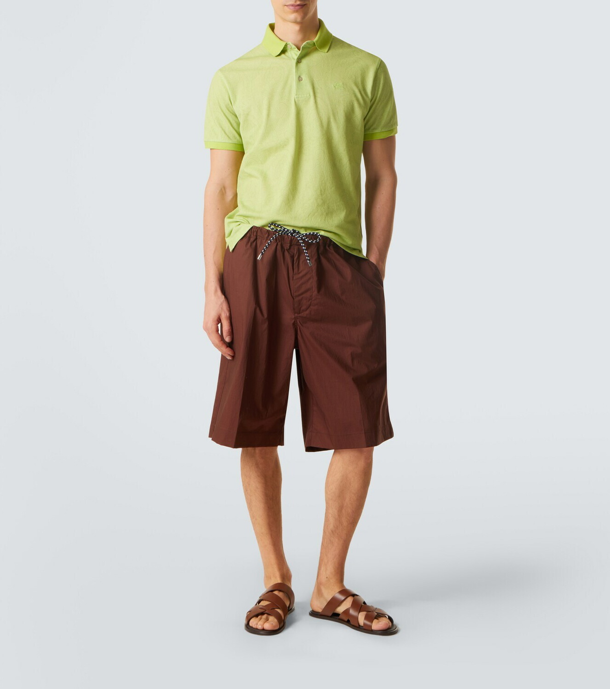 Etro Paisley cotton polo shirt