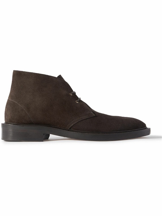 Photo: Paul Smith - Suede Lace-Up Boots - Brown