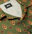Stüssy - Camp-Collar Paisley-Print Woven Shirt - Green