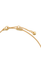 Coach Cat and Pearl Pendant Necklace - One Size
