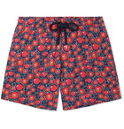 Vilebrequin - Moorise Crackers Mid-Length Printed Swim Shorts - Red