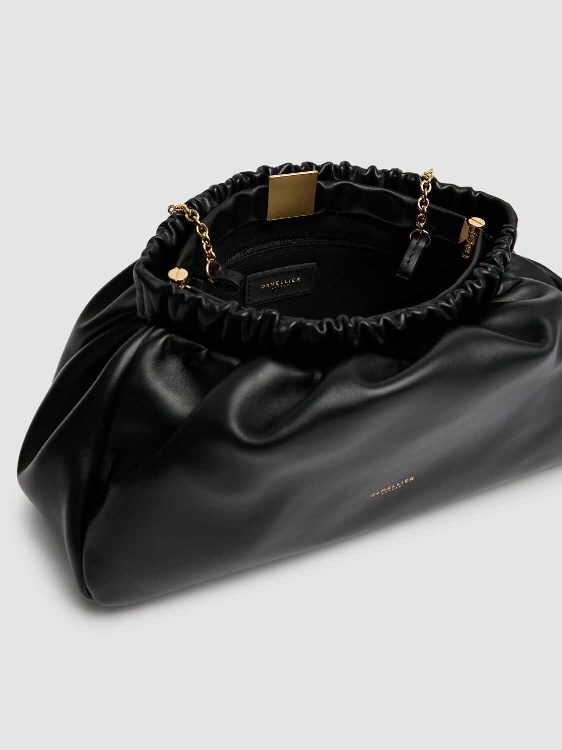 DEMELLIER Miami Smooth Leather Clutch DeMellier