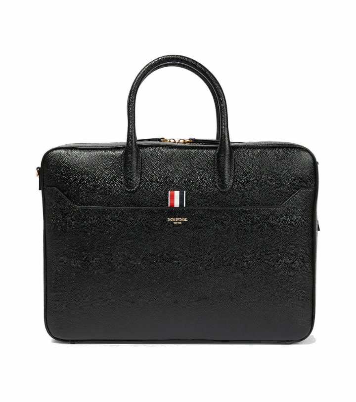Photo: Thom Browne - Grained leather briefcase