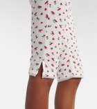 Posse Ebony printed cotton-blend capri pants