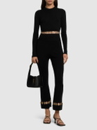 RABANNE Embellished Wool & Silk Sweater