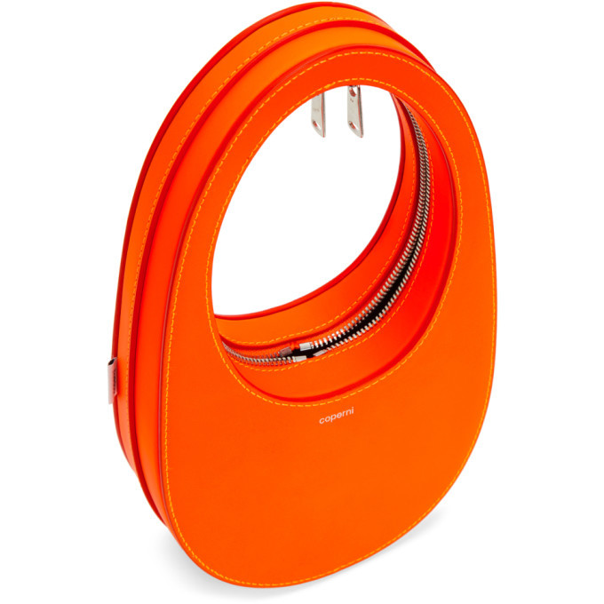 Coperniオレンジ レザー ハンドバッグミニ Leather mini bag Coperni Orange in Leather - 22574080
