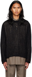 Magliano Black Net Sweater