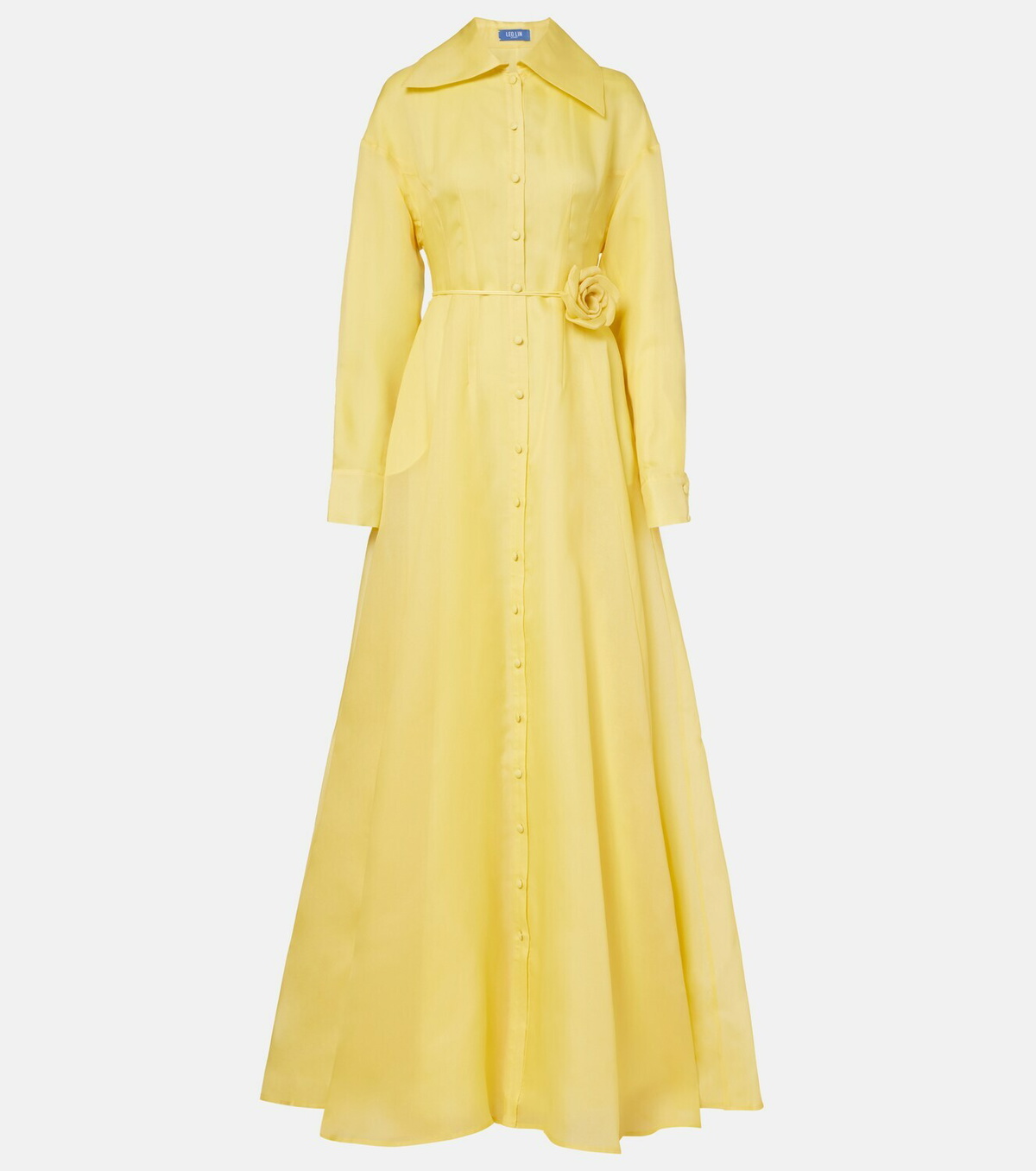 Leo Lin Josephine floral silk gown