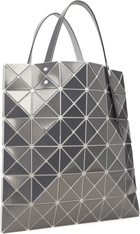 BAO BAO ISSEY MIYAKE Gray Lucent Metallic Tote