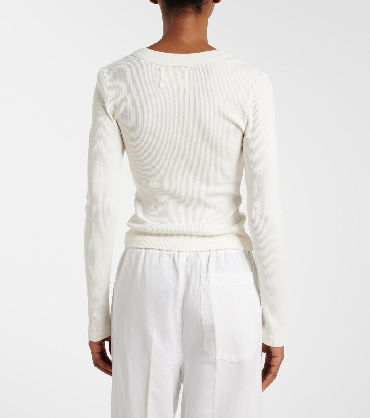 Citizens of Humanity Varra ribbed-knit Henley shirt