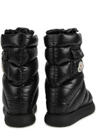 Moncler Gaia Quilted Nylon Snow Boots Black