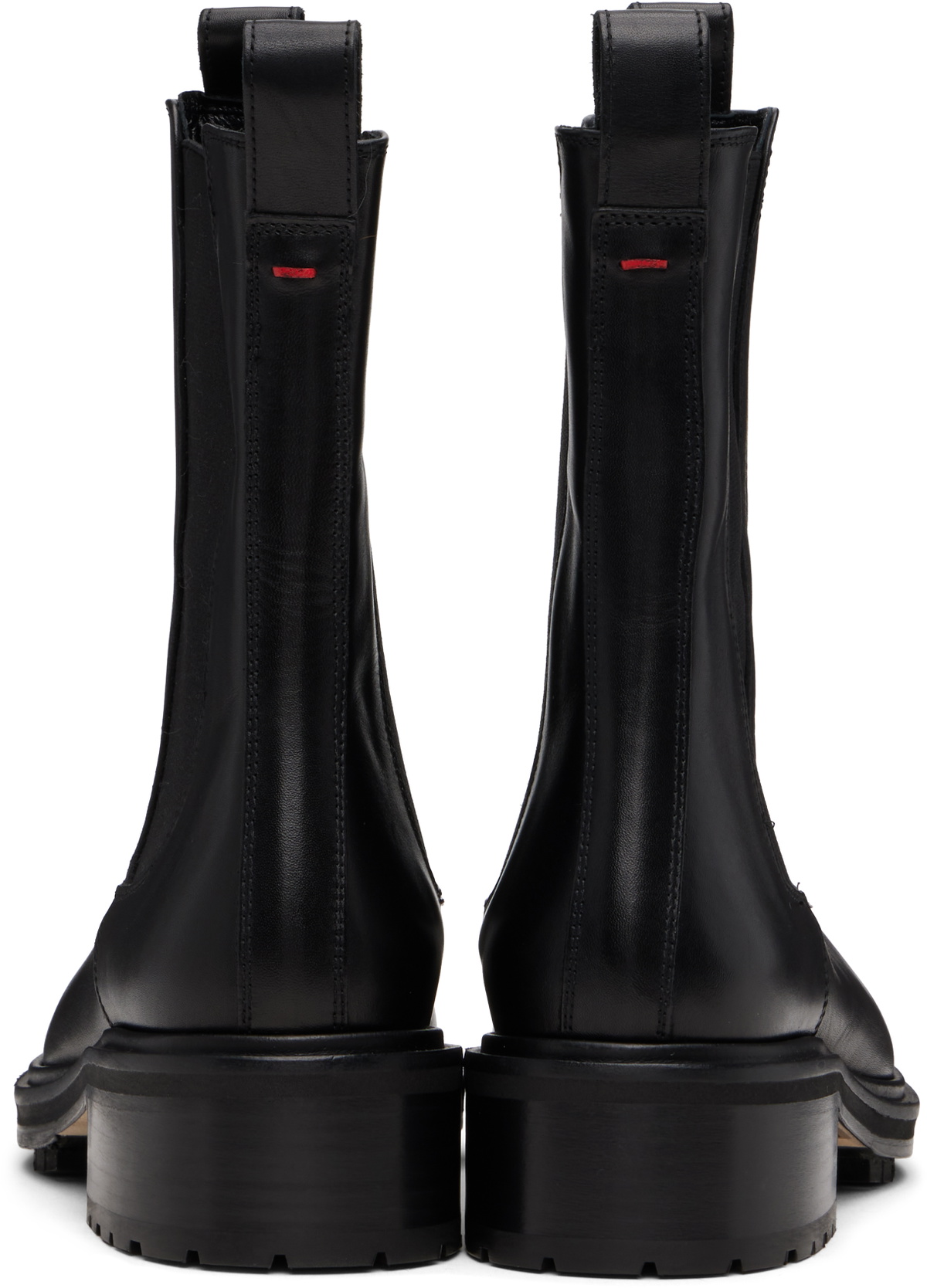 Aeyde Black Jack Leather Chelsea Boots