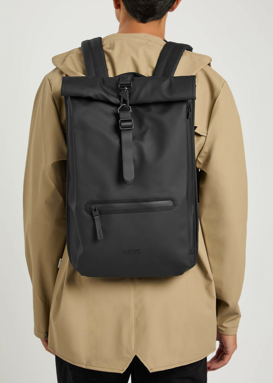 Rains Rolltop Rucksack - Black - One Size