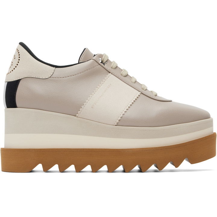 Photo: Stella McCartney Beige Sneakelyse Grainy Eco Alter Mat Sneakers