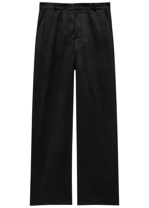 Photo: Vince Straight-leg Velvet Corduroy Trousers Black