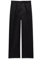 Vince Straight-leg Velvet Corduroy Trousers Black