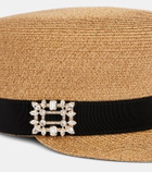 Roger Vivier Embellished paper hat
