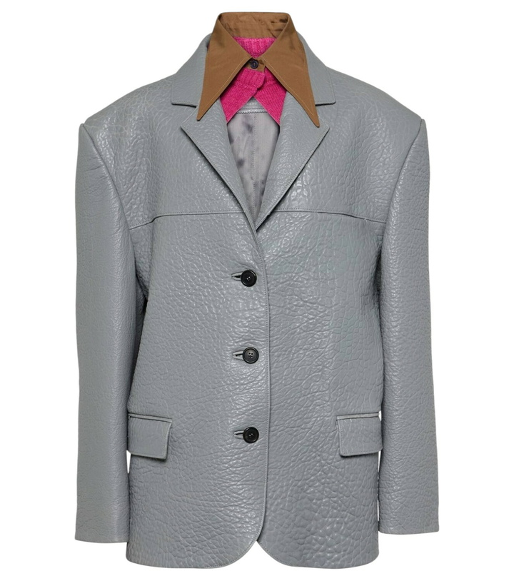 Photo: Prada Oversized leather jacket