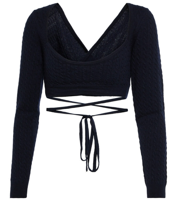 Photo: Patou Cropped wool and cashmere sweater