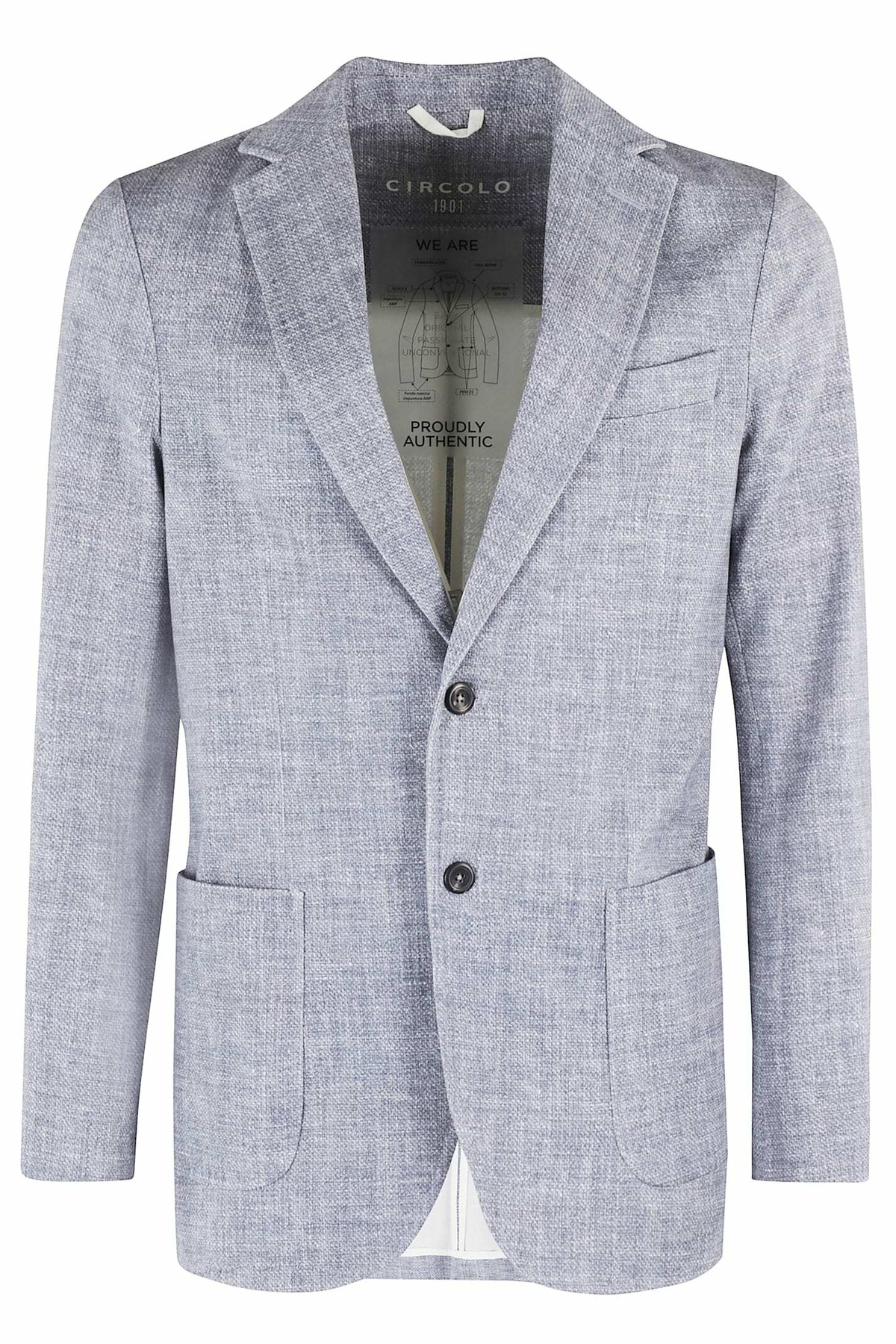 Circolo 1901 Jersey Piquet Effetto Lino