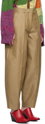 Stella McCartney Khaki Tapered Trousers