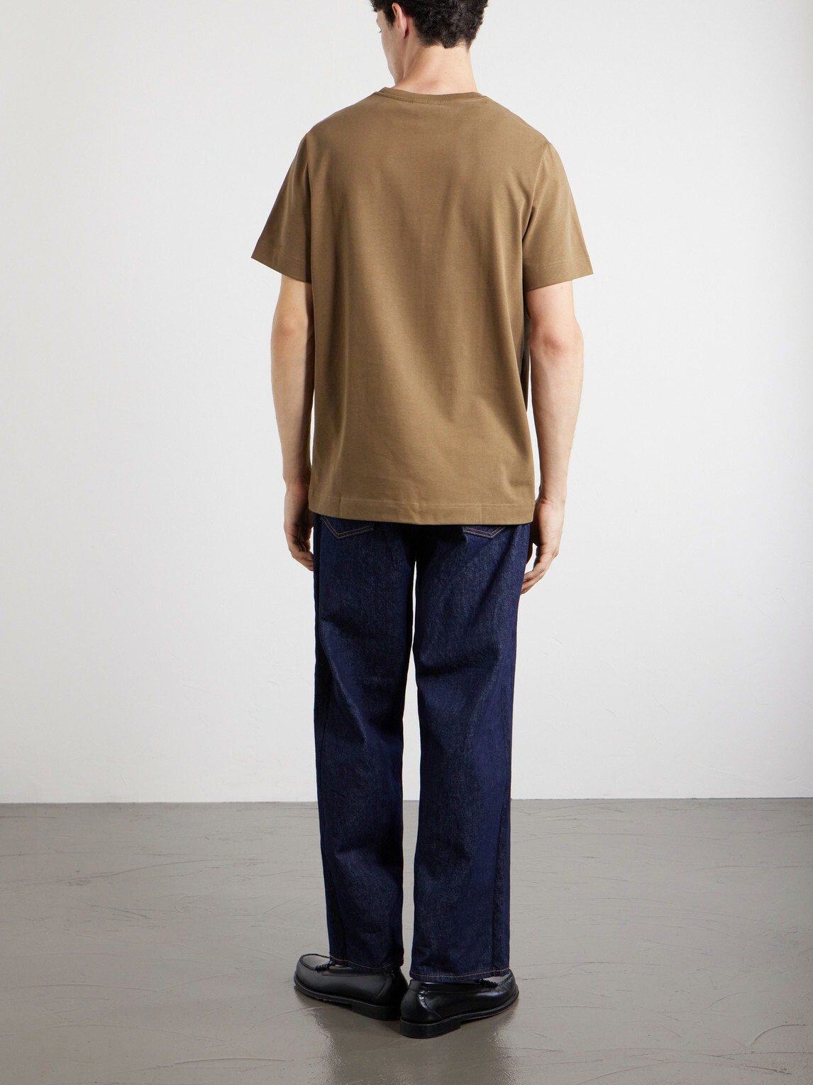 A.P.C. - Oliver Logo-Embroidered Cotton-Jersey T-Shirt - Brown