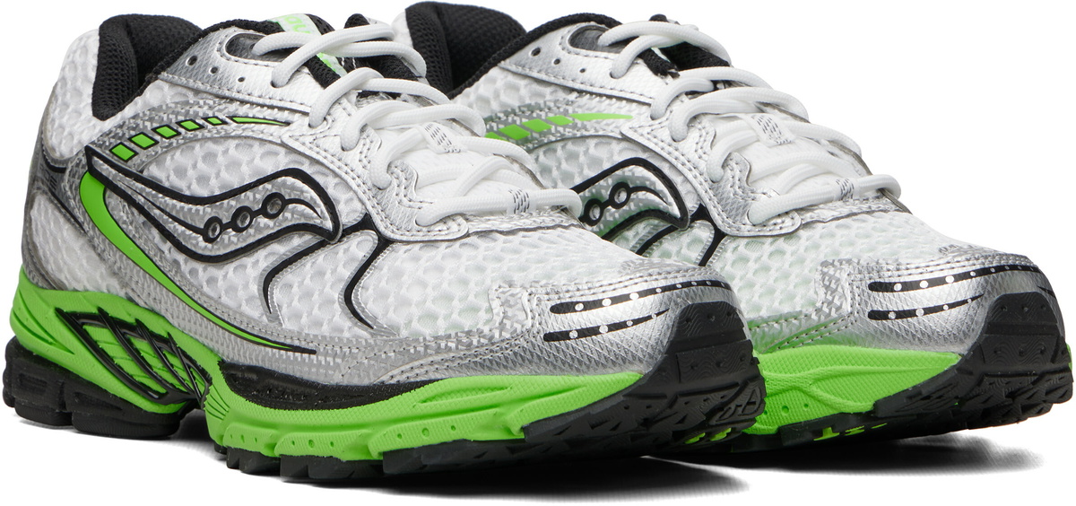 Saucony White ProGrid Ride 1 Sneakers