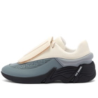 Raf Simons Men's Antei Oversized Sneakers in Cream/Grey