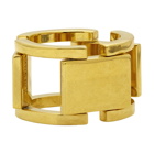 Balenciaga Gold Flat Ring