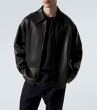 The Row Mount leather jacket
