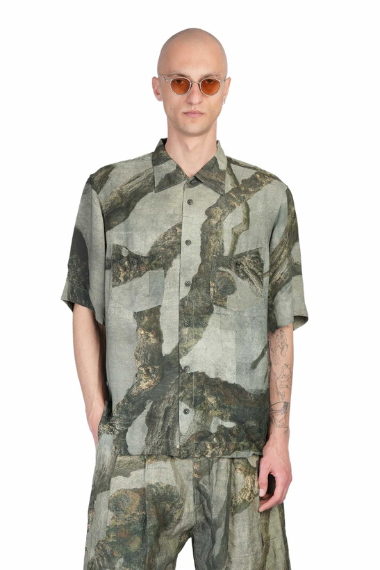 Photo: Ziggy Chen Shirt In Green Viscose