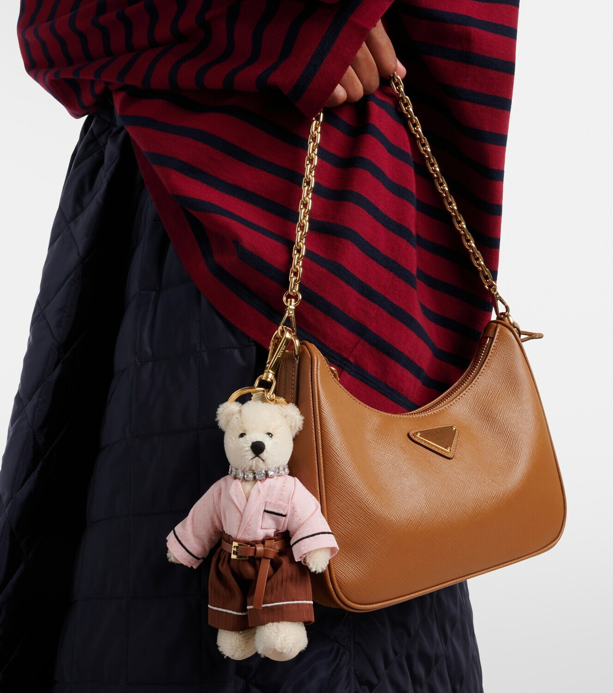 Prada Teddy bag charm