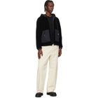Moncler Black Archivio Zip-Up Cardigan Hoodie