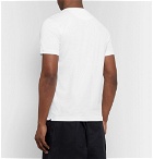 Fendi - Slim-Fit Appliquéd Cotton-Jersey T-Shirt - White
