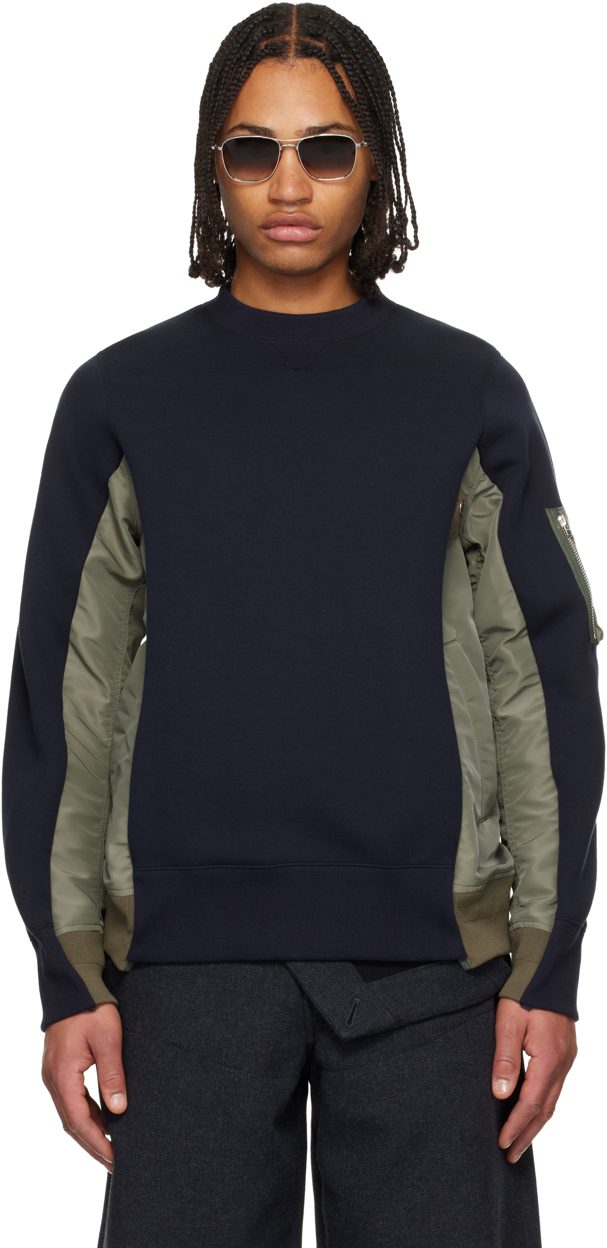 【週末限定価格】sacai S Sweat Jersey Pullover サカイ - sacai | s Sweat Jersey Hoodie-Black-1の通販 | RESTIR リステア