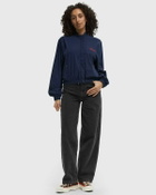 ROTATE Birger Christensen Crispy Woven Jacket Blue Womens Windbreaker