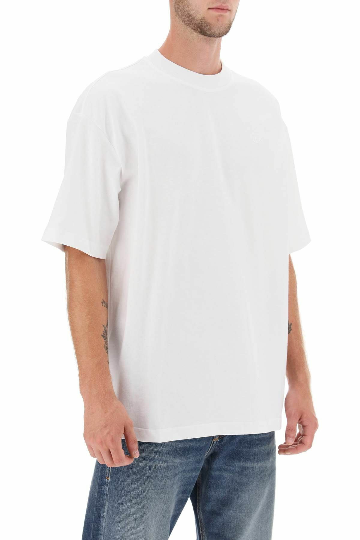 DIESEL t-boggy megoval-d t-shirt White Diesel