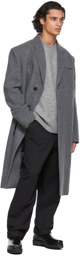 System Grey Wool Bouclé Sweater