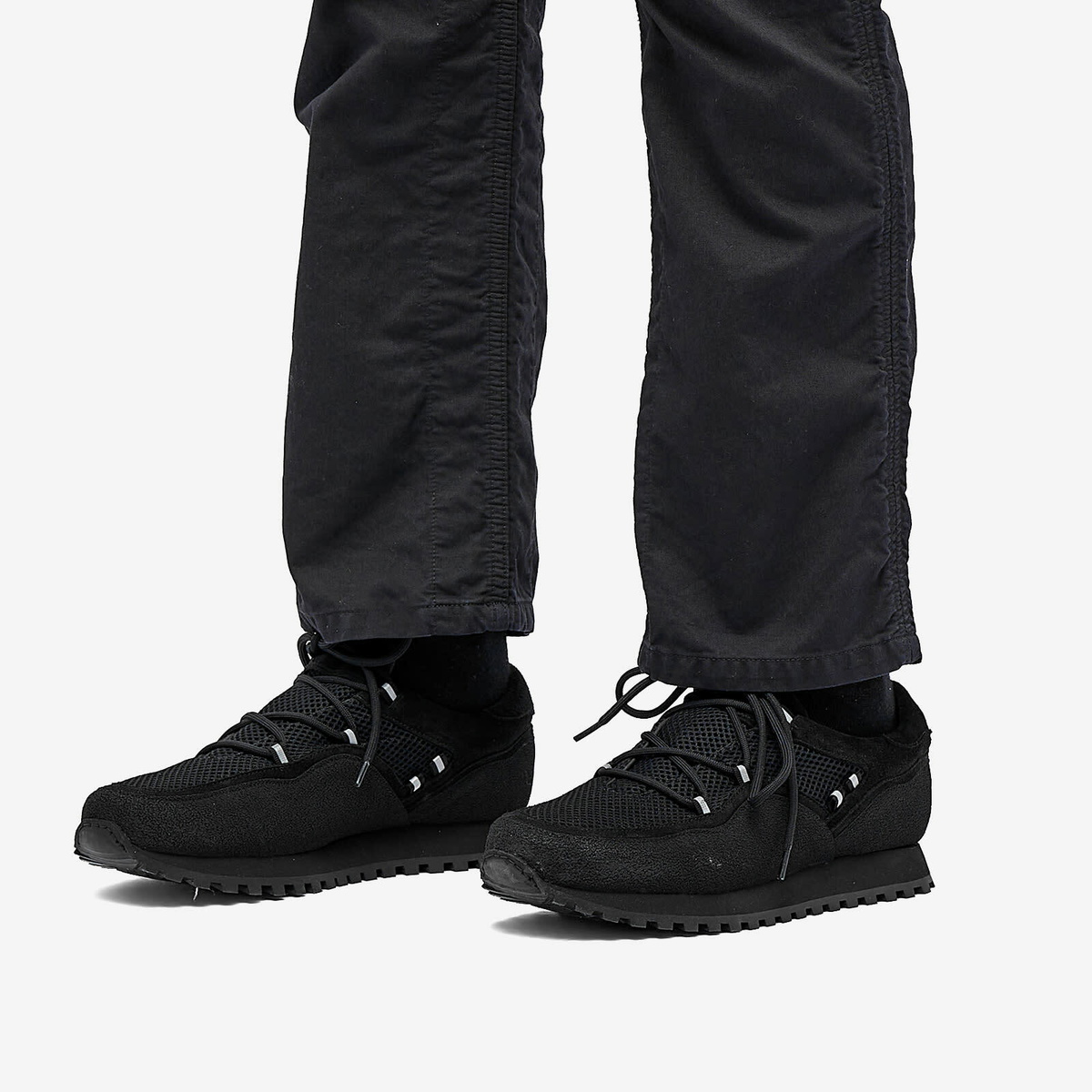 Tarvas Men's Forest Bather Sneakers in Black