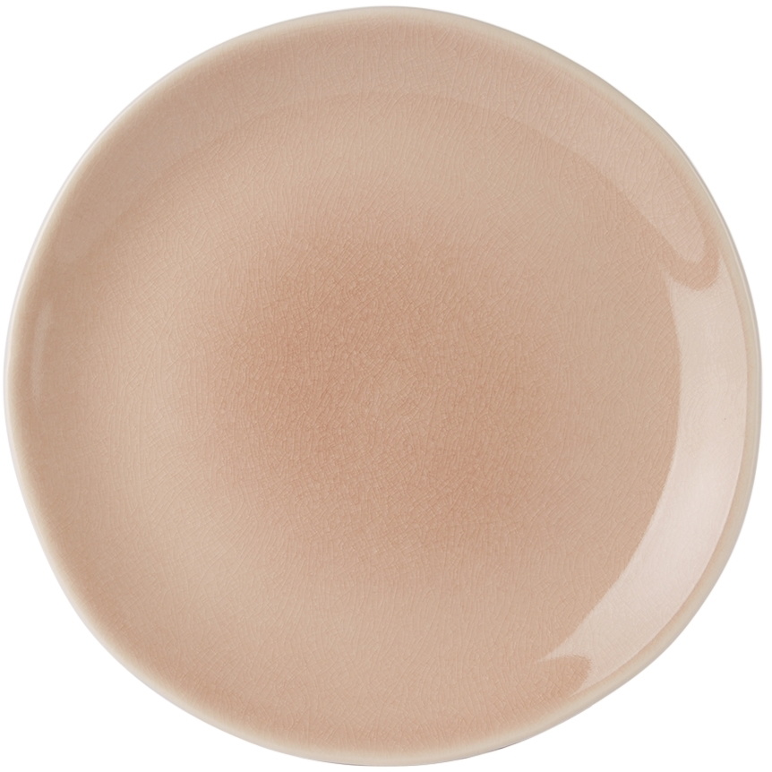 JAR CERAMISTES Pink Large Round Maguelone Plate Set