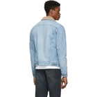 John Elliott Indigo Denim Kichi Thumper Jacket