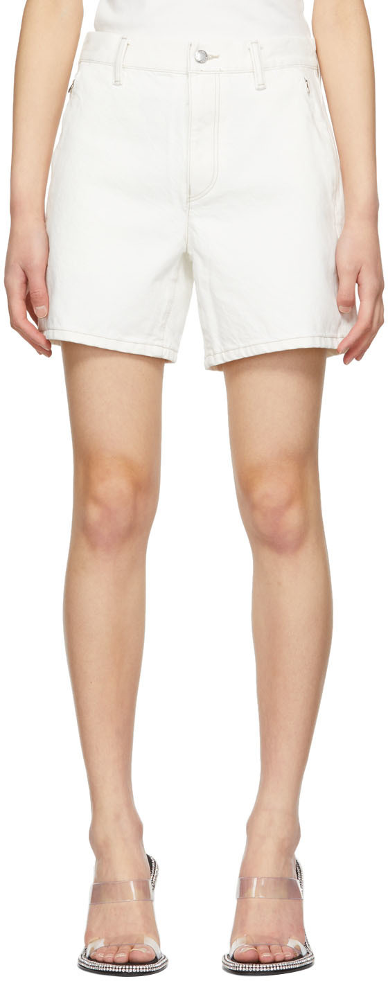 alexander wang zip shorts