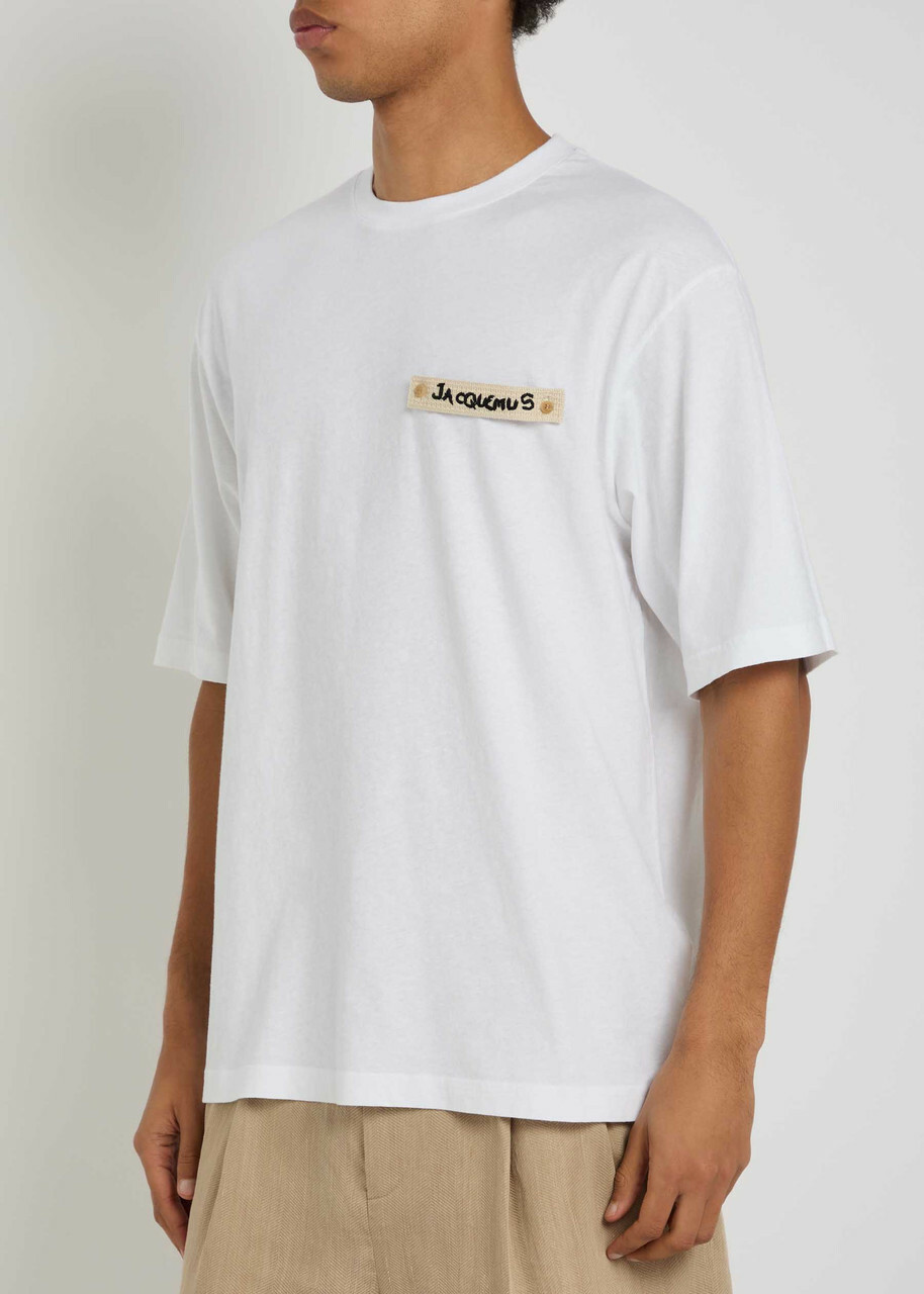 Jacquemus Le T-shirt Plage Cotton-blend T-shirt White