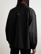 WTAPS - Chief Logo-Appliquéd Shell Jacket - Black