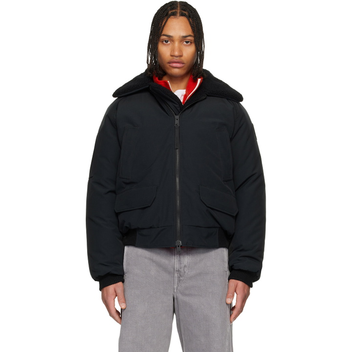 Photo: Canada Goose Black Chilliwack Aviator Bomber Down Jacket