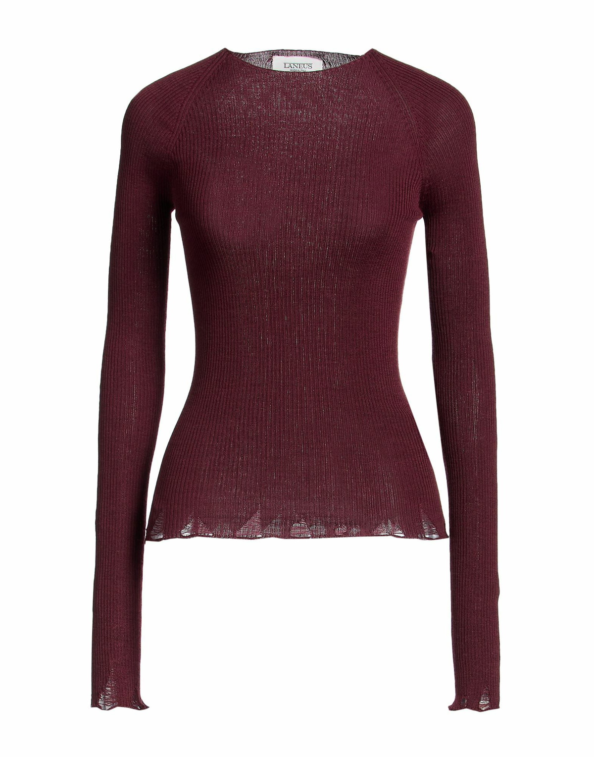 Laneus Womens Sweater in Burgundy