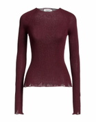 Laneus Womens Sweater in Burgundy
