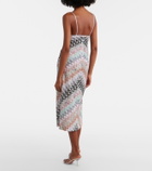 Missoni Zigzag lamé midi dress
