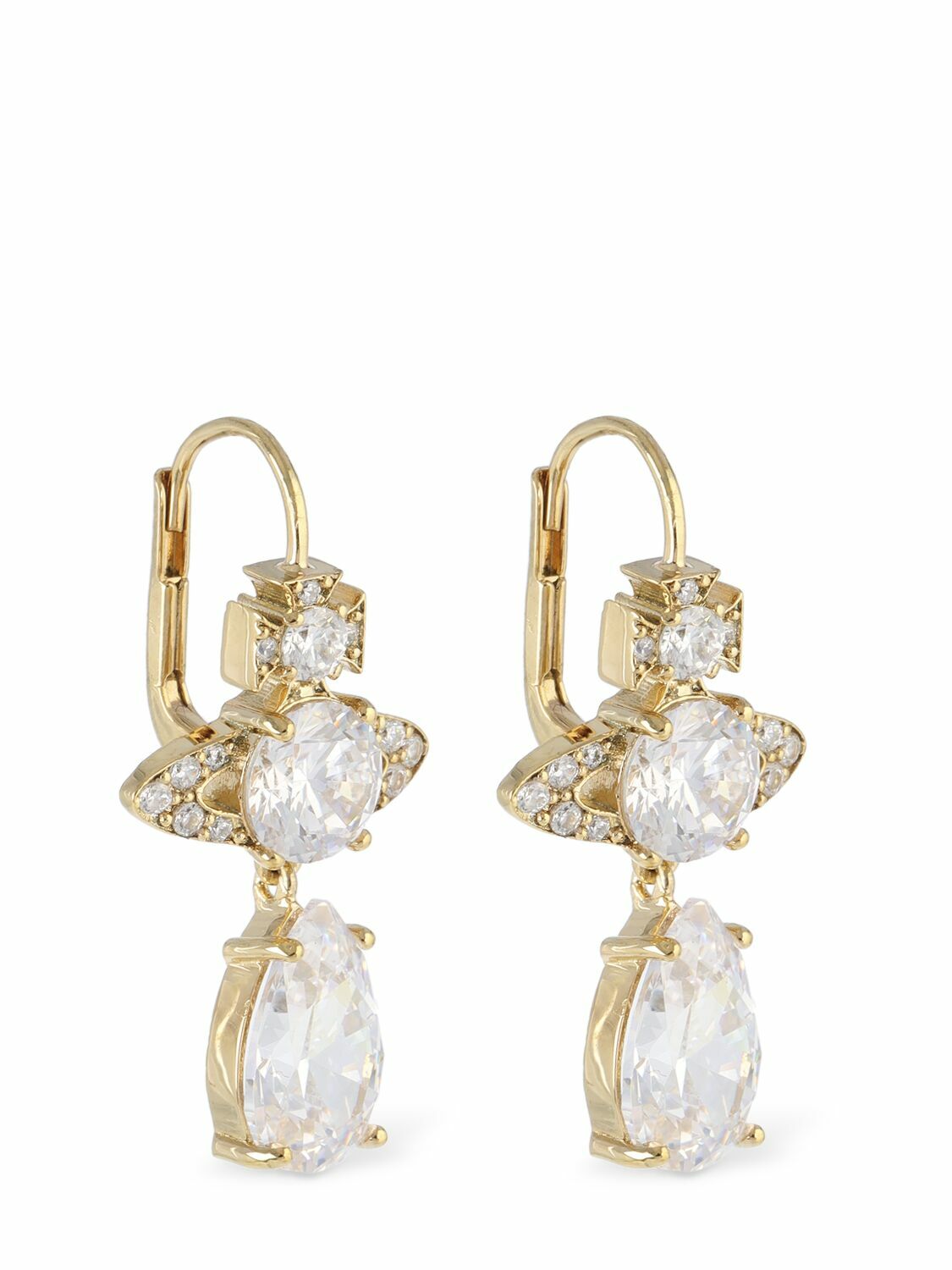 VIVIENNE WESTWOOD - Ismene Drop Crystal Earrings