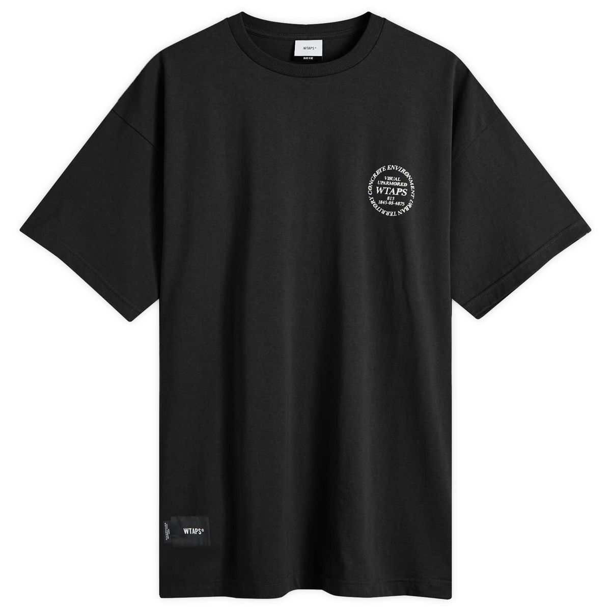 WTAPS Men's Ingredients Circle T-Shirt in Black